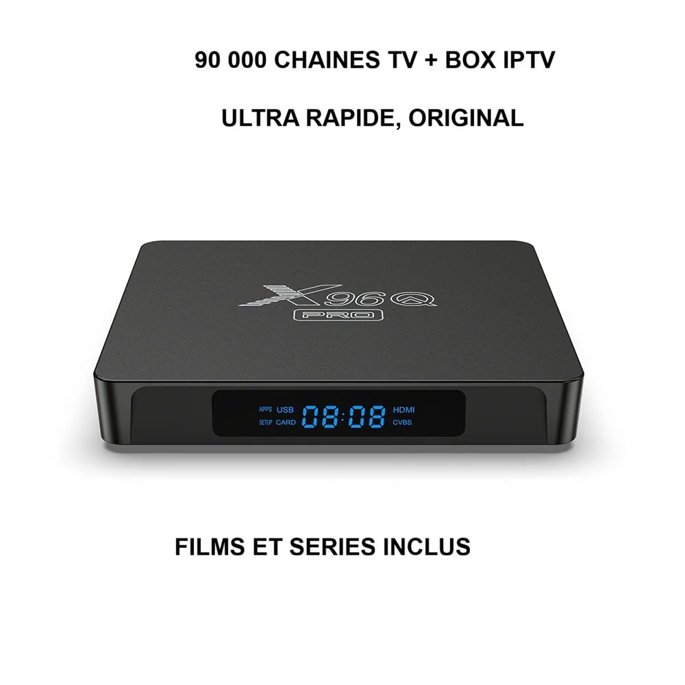 iptv box +90 000 chaines TV